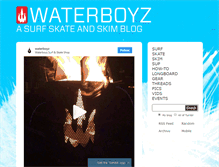 Tablet Screenshot of blog.waterboyz.com